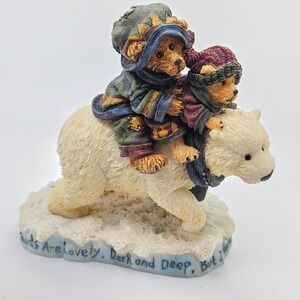 Boyds Bears Bearstone Nanook & Friends A Winter's Journey 2008 Polar Bear